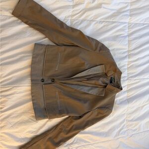 Stile Benetton Gray and Tan Blazer size 6-i8